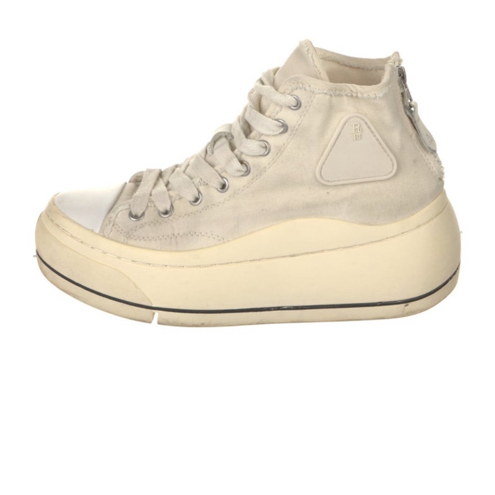 R13 canvas wedge Sneakers